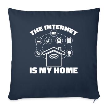 Web Developer Web Developer Internet - Sofa pillowcase 17,3'' x 17,3'' (45 x 45 cm) - navy - Front