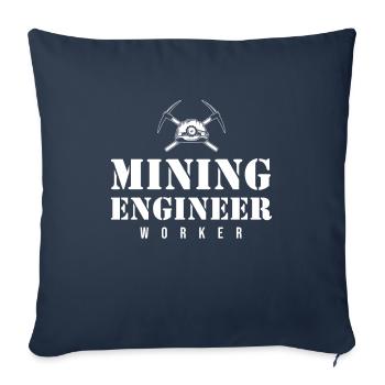 Ingenieur Bergbauingenieur - Sofakissenbezug 45 x 45 cm - Navy - Vorne
