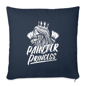 Painter Varnisher - Sofa pillowcase 17,3'' x 17,3'' (45 x 45 cm) - navy - Front