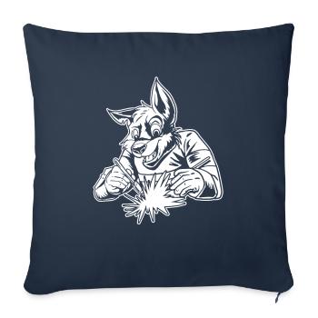 Soudeur Serrurier Fuchs - Housse de coussin décorative 45 x 45 cm - bleu marine - Devant