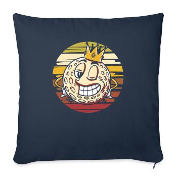 Golf Golfer Golfen - Sofakissenbezug 45 x 45 cm - Navy - Vorne