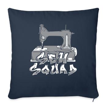 Sewing Sewing Machine - Sofa pillowcase 17,3'' x 17,3'' (45 x 45 cm) - navy - Front