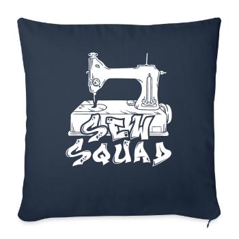 Sewing Sewing Machine - Sofa pillowcase 17,3'' x 17,3'' (45 x 45 cm) - navy - Front