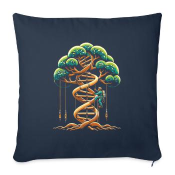 Arborist Tree Climber Arborist Roots - Housse de coussin décorative 45 x 45 cm - bleu marine - Devant