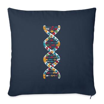 Bouldern Bouldering C’est dans mon ADN - Housse de coussin décorative 45 x 45 cm - bleu marine - Devant