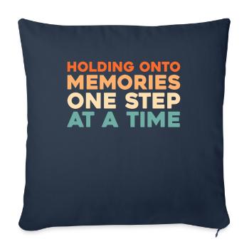 Alzheimer's Alzheimer's Support - Sofa pillowcase 17,3'' x 17,3'' (45 x 45 cm) - navy - Front