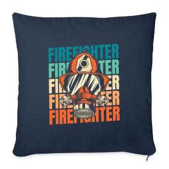 Fireman - Sofa pillowcase 17,3'' x 17,3'' (45 x 45 cm) - navy - Front