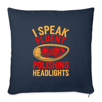 Car detailer - Sofa pillowcase 17,3'' x 17,3'' (45 x 45 cm) - navy - Front