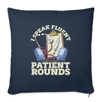 Hospital doctor - Sofa pillowcase 17,3'' x 17,3'' (45 x 45 cm) - navy - Front