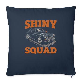 Car detailer squad - Sofa pillowcase 17,3'' x 17,3'' (45 x 45 cm) - navy - Front
