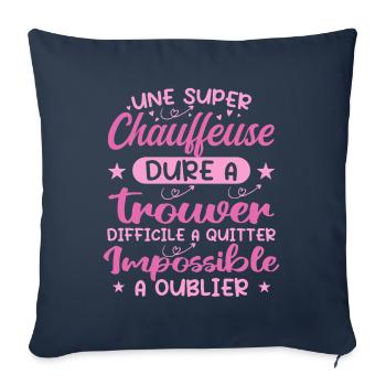 Ein Super Sessel - Sessel Geschenk - Sofakissenbezug 45 x 45 cm - Navy - Vorne