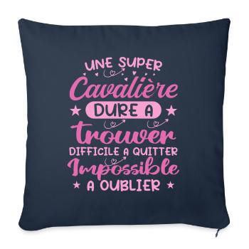 Ein Super Rider - Rider Geschenk - Sofakissenbezug 45 x 45 cm - Navy - Vorne