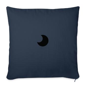 Moon Halloween - Sofa pillowcase 17,3'' x 17,3'' (45 x 45 cm) - navy - Front