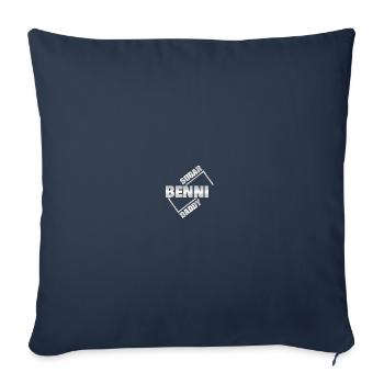 Gift for Benni - Sofa pillowcase 17,3'' x 17,3'' (45 x 45 cm) - navy - Front