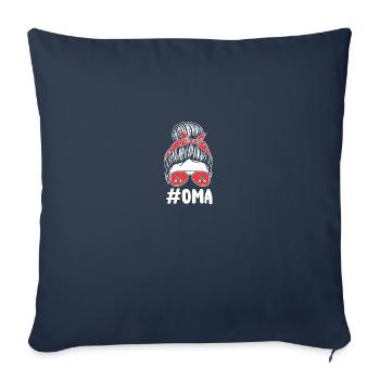 Fencing Grandma Fencing - Sofa pillowcase 17,3'' x 17,3'' (45 x 45 cm) - navy - Front