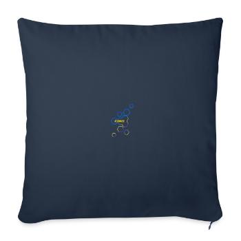 Honeycomb Athur - Sofa pillowcase 17,3'' x 17,3'' (45 x 45 cm) - navy - Front