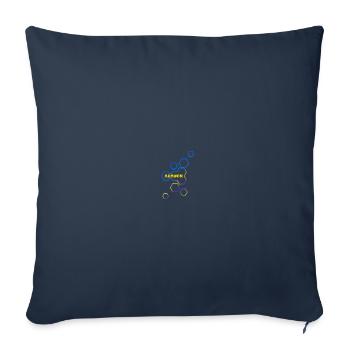 Technologie freak cadeau en nid d’abeille Aragon - Housse de coussin décorative 45 x 45 cm - bleu marine - Devant