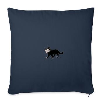 Kätzchen - Sofakissenbezug 45 x 45 cm - Navy - Vorne