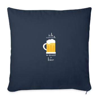 Brauer Bier Brauen Braumeister Hopfen Geschenk - Sofakissenbezug 45 x 45 cm - Navy - Vorne