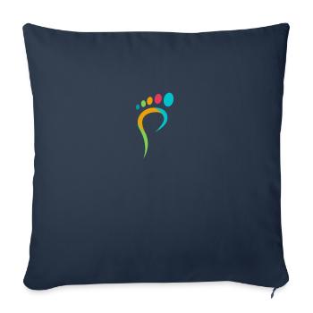 Orthopaedic Podology Health Practice Feet - Sofa pillowcase 17,3'' x 17,3'' (45 x 45 cm) - navy - Front