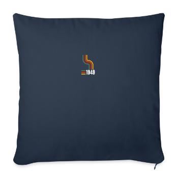 1949 Retro Geburtstag Vintage Jahr - Sofakissenbezug 45 x 45 cm - Navy - Vorne