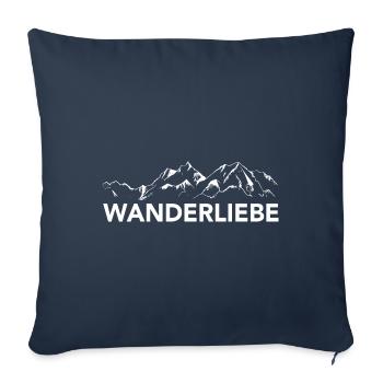 Wanderliebe - (9) - Sofakissenbezug 45 x 45 cm - Navy - Vorne