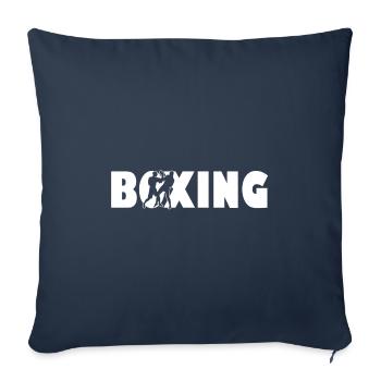 Boxing Boxing Martial Arts King Ring Boxer Rocky - Sofa pillowcase 17,3'' x 17,3'' (45 x 45 cm) - navy - Front