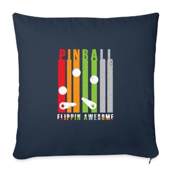 Pinball Pinball Pinball Machine Skill - Sofa pillowcase 17,3'' x 17,3'' (45 x 45 cm) - navy - Front