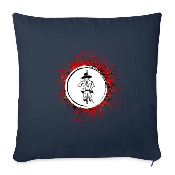 Scarecrow - Sofa pillowcase 17,3'' x 17,3'' (45 x 45 cm) - navy - Front