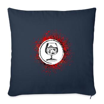 Whisky Icon - Sofakissenbezug 45 x 45 cm - Navy - Vorne