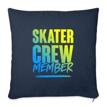 Skater Crew - Sofa pillowcase 17,3'' x 17,3'' (45 x 45 cm) - navy - Front