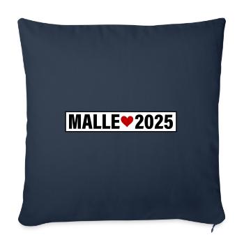 Malle 2025 Love Heart Mallorca - Sofa pillowcase 17,3'' x 17,3'' (45 x 45 cm) - navy - Front