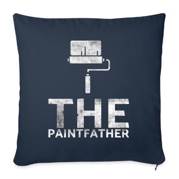 The Paintfather Decorator Design for Painters - Sofa pillowcase 17,3'' x 17,3'' (45 x 45 cm) - navy - Front