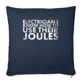 Elektriker Kennen Die Verwendung Für Lineman Und - Sofakissenbezug 45 x 45 cm - Navy - Vorne