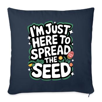 Gardener Garden Plants Gardening - Sofa pillowcase 17,3'' x 17,3'' (45 x 45 cm) - navy - Front