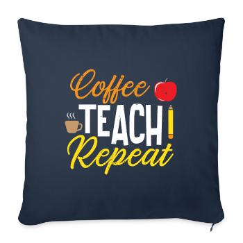 Teacher Primary School Teacher Secondary School Teacher - Sofa pillowcase 17,3'' x 17,3'' (45 x 45 cm) - navy - Front