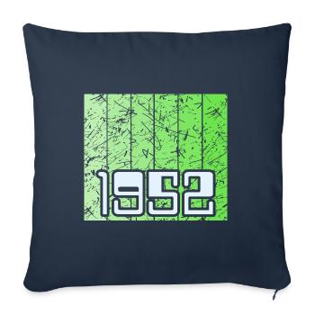 Green 1952 - Sofa pillowcase 17,3'' x 17,3'' (45 x 45 cm) - navy - Front