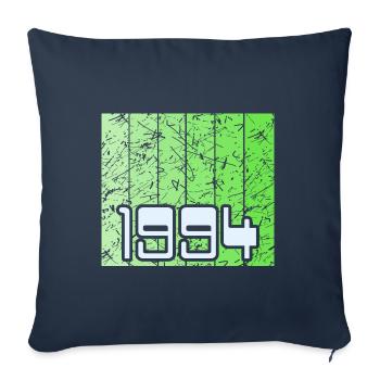 Year 1994 - Sofa pillowcase 17,3'' x 17,3'' (45 x 45 cm) - navy - Front