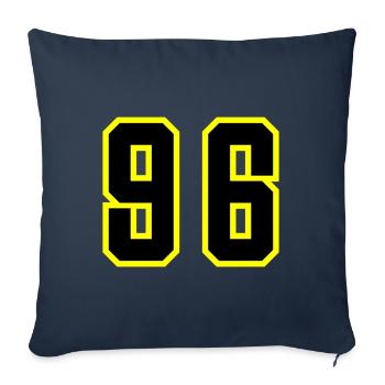 96 Number Leotard - Sofa pillowcase 17,3'' x 17,3'' (45 x 45 cm) - navy - Front