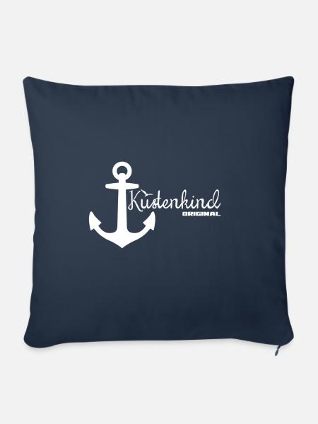 Küstenkind Original - Sofakissenbezug 45 x 45 cm - Navy