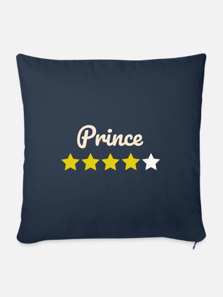 Prince 4 Sterne - Sofakissenbezug 45 x 45 cm - Navy