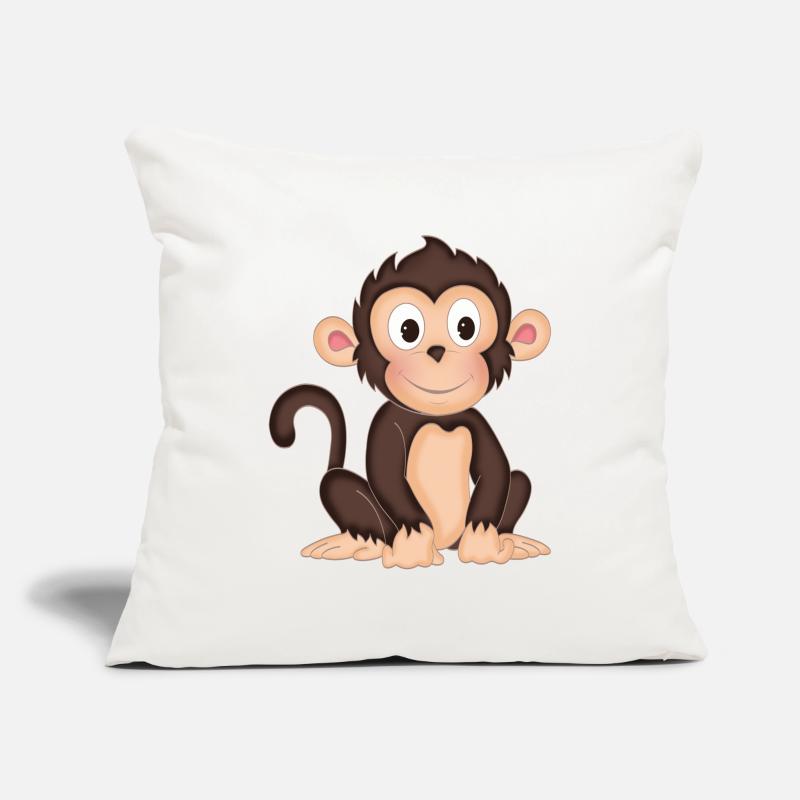 Monkey - cute monkey - design Sofa pillowcase 17,3'' x 17,3'' (45 x 45 cm)