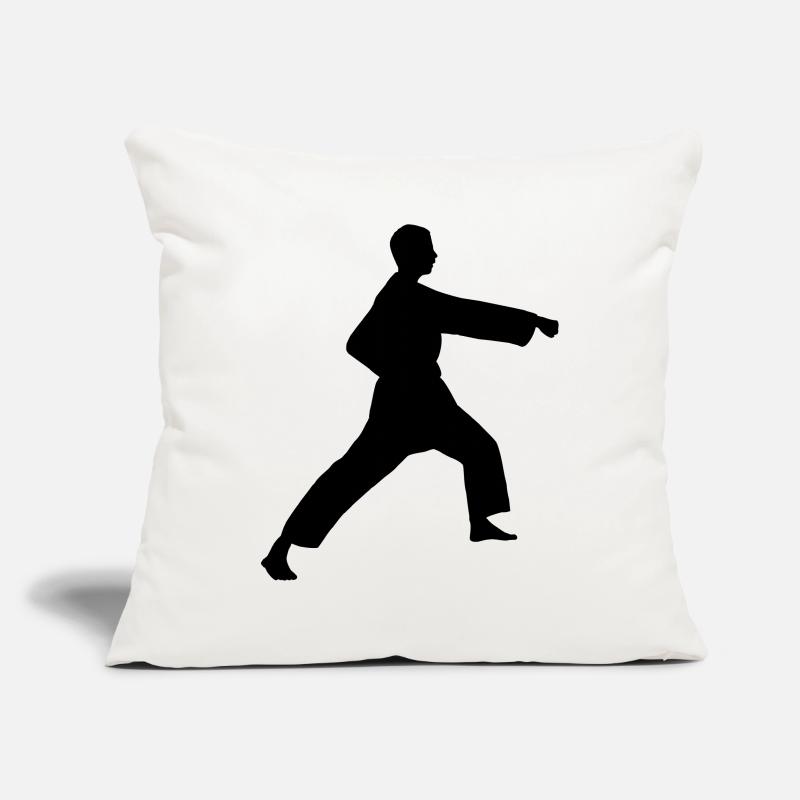 Punsch Karate oder Teakwondo Punsch Sofakissenbezug 45 x 45 cm