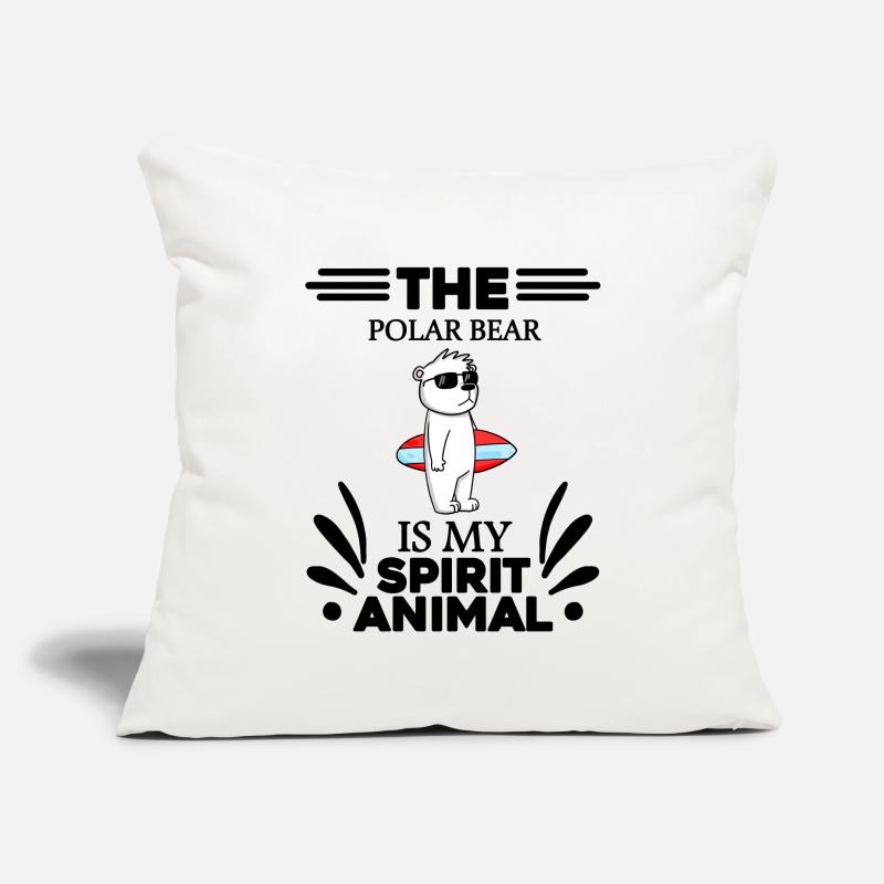 Polar Bear Polar Bear Bear Sofa pillowcase 17,3'' x 17,3'' (45 x 45 cm)