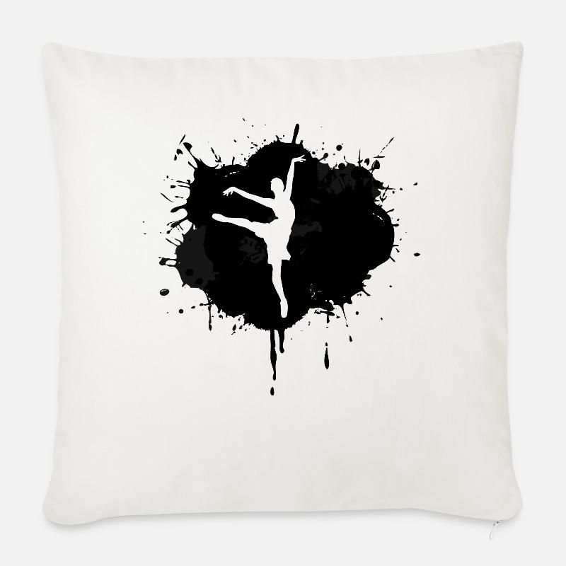 Ballerina - Sofakissenbezug 45 x 45 cm - Naturweiß 