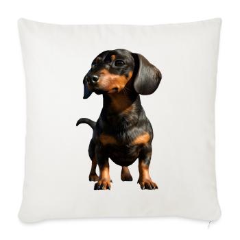 Dachshund, Dachshund, Miniature Dachshund, Dachshund Club, Dachshund - Sofa pillowcase 17,3'' x 17,3'' (45 x 45 cm) - natural white - Front