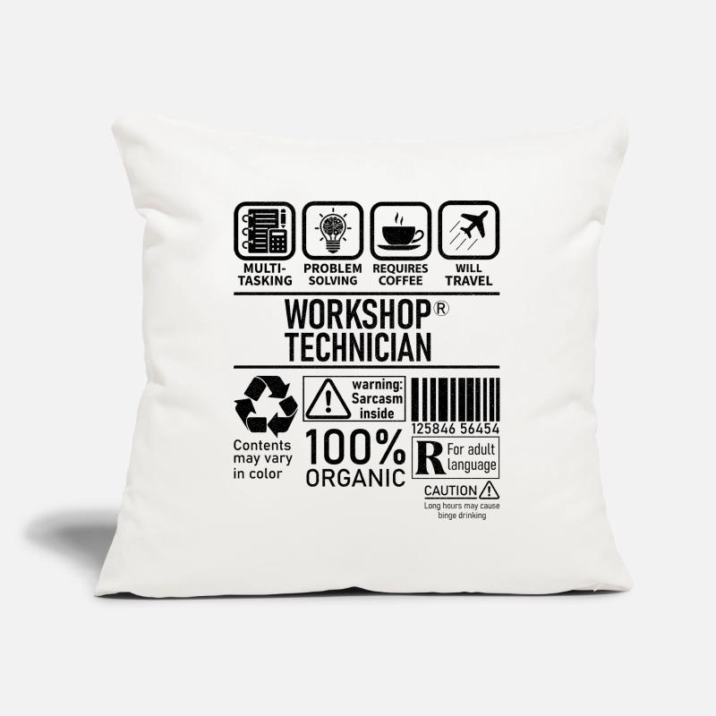 Workshop Technician multi tasking problem solving Sofa pillowcase 17,3'' x 17,3'' (45 x 45 cm)