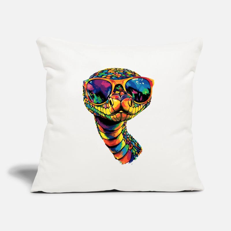 snake, python, cobra, rattlesnake, snakes Sofa pillowcase 17,3'' x 17,3'' (45 x 45 cm)