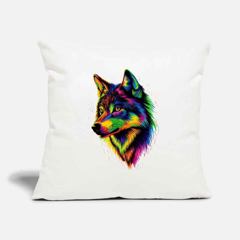 Wolf Love Wolves Wolf Pack Wolfhound Wild Wolf Sofa pillowcase 17,3'' x 17,3'' (45 x 45 cm)