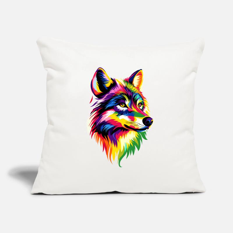 Wolf Love Wolves Wolf Pack Wolfhound Wild Wolf Sofa pillowcase 17,3'' x 17,3'' (45 x 45 cm)